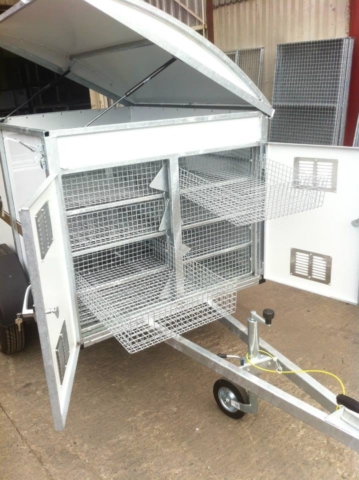 Game Trailer manufactured by KM Dog Trailers