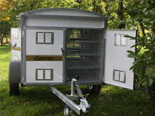 Game Trailer Game Trailer manufactured by KM Dog Trailers