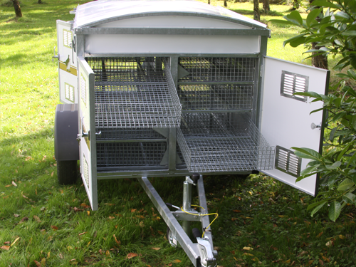 Game Trailer manufactured by KM Dog Trailers