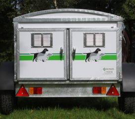 2 Berth dog trailer Dog Trecker - Dog Trailer
