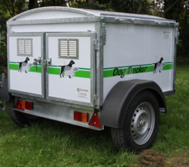 2 Berth dog trailer Dog Trecker - Dog Trailer