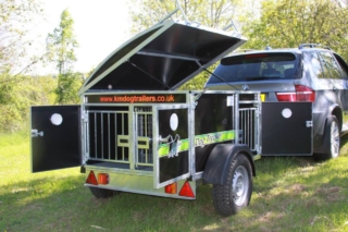 3 Berth dog trailer Dog Trecker - Dog Trailer