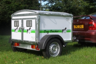 2 Berth dog trailer Dog Trecker - Dog Trailer