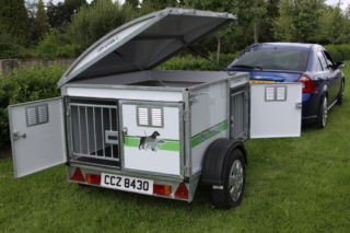3 Berth dog trailer Dog Trecker - Dog Trailer