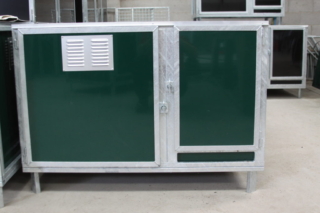 Dog kennels manufactured by KM Dog Trailers