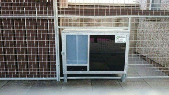 Dog Cabins - dog kennels Dog kennels manufactured by KM Dog Trailers